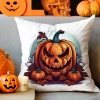 POSZEWKA DEKORACYJNA 40x40 JASIEK OZDOBNA HALLOWEENOWA HALLOWEEN DYNIA