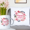 KOMPLET DLA MAMY PODUSZKA 40X40CM + KUBEK 330ml NA PREZENT DZIEŃ MATKI MAMA