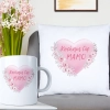KOMPLET DLA MAMY PODUSZKA 40X40CM + KUBEK 330ml NA PREZENT DZIEŃ MATKI MAMA