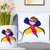 KOMPLET DLA MAMY PODUSZKA 40X40CM + KUBEK 330ml NA PREZENT DZIEŃ MATKI MAMA