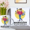 KOMPLET DLA MAMY PODUSZKA 40X40CM + KUBEK 330ml NA PREZENT DZIEŃ MATKI MAMA