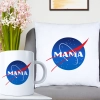 KOMPLET DLA MAMY PODUSZKA 40X40CM + KUBEK 330ml NA PREZENT DZIEŃ MATKI MAMA