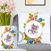 KOMPLET DLA MAMY PODUSZKA 40X40CM + KUBEK 330ml NA PREZENT DZIEŃ MATKI MAMA
