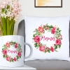 KOMPLET DLA MAMY PODUSZKA 40X40CM + KUBEK 330ml NA PREZENT DZIEŃ MATKI MAMA