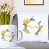 KOMPLET DLA MAMY PODUSZKA 40X40CM + KUBEK 330ml NA PREZENT DZIEŃ MATKI MAMA