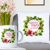 KOMPLET DLA MAMY PODUSZKA 40X40CM + KUBEK 330ml NA PREZENT DZIEŃ MATKI MAMA