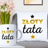 KOMPLET DLA TATY PODUSZKA 40X40CM + KUBEK 330ml NA PREZENT DZIEŃ OJCA TATA