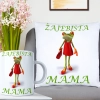 KOMPLET DLA MAMY PODUSZKA 40X40CM + KUBEK 330ml NA PREZENT DZIEŃ MATKI MAMA