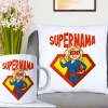 KOMPLET DLA MAMY PODUSZKA 40X40CM + KUBEK 330ml NA PREZENT DZIEŃ MATKI MAMA