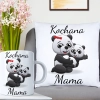 KOMPLET DLA MAMY PODUSZKA 40X40CM + KUBEK 330ml NA PREZENT DZIEŃ MATKI MAMA