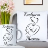 KOMPLET DLA MAMY PODUSZKA 40X40CM + KUBEK 330ml NA PREZENT DZIEŃ MATKI MAMA
