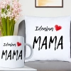 KOMPLET DLA MAMY PODUSZKA 40X40CM + KUBEK 330ml NA PREZENT DZIEŃ MATKI MAMA
