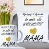 KOMPLET DLA MAMY PODUSZKA 40X40CM + KUBEK 330ml NA PREZENT DZIEŃ MATKI MAMA