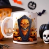 HALLOWEENOWY KUBEK 330ml NA HERBATĘ KAWĘ NA PREZENT TRUMNA DYNIE STRASZNE