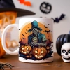 HALLOWEENOWY KUBEK 330ml NA HERBATĘ KAWĘ NA PREZENT STRACH NA WRÓBLE ZOMBIE DYNIE NIETOPERZE