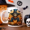 HALLOWEENOWY KUBEK 330ml NA HERBATĘ KAWĘ NA PREZENT STRACH NA WRÓBLE DYNIE NIETOPERZE