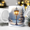 ZIMOWY KUBEK 330ml HERBATĘ KAWĘ PREZENT ŚWIĄTECZNY ŚWIĘTA RENIFER MIKOŁAJ