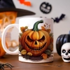 HALLOWEENOWY KUBEK 330ml NA HERBATĘ KAWĘ NA PREZENT STRASZNY DYNIA
