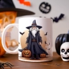 HALLOWEENOWY KUBEK 330ml NA HERBATĘ KAWĘ NA PREZENT WIEDŹMIN CZARODZIEJ DYNIE