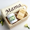 KOMPLET DLA MAMY RĘCZNIK Z HAFTEM + KUBEK 330ml NA PREZENT DZIEŃ MATKI MAMA