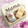 KOMPLET DLA MAMY RĘCZNIK Z HAFTEM + KUBEK 330ml NA PREZENT DZIEŃ MATKI MAMA
