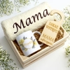 KOMPLET DLA MAMY RĘCZNIK Z HAFTEM + KUBEK 330ml NA PREZENT DZIEŃ MATKI MAMA