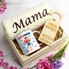 KOMPLET DLA MAMY RĘCZNIK Z HAFTEM + KUBEK 330ml NA PREZENT DZIEŃ MATKI MAMA