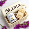 KOMPLET DLA MAMY RĘCZNIK Z HAFTEM + KUBEK 330ml NA PREZENT DZIEŃ MATKI MAMA