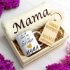 KOMPLET DLA MAMY RĘCZNIK Z HAFTEM + KUBEK 330ml NA PREZENT DZIEŃ MATKI MAMA