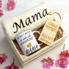 KOMPLET DLA MAMY RĘCZNIK Z HAFTEM + KUBEK 330ml NA PREZENT DZIEŃ MATKI MAMA