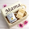 KOMPLET DLA MAMY RĘCZNIK Z HAFTEM + KUBEK 330ml NA PREZENT DZIEŃ MATKI MAMA