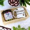 PREZENT DLA DZIADKA KOMPLET KUBEK I SŁODYCZE W SKRZYNCE DZIADEK UPOMINEK
