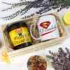 PREZENT DLA DZIADKA KOMPLET KUBEK MIÓD NATURALNY SKRZYNCE DZIADEK UPOMINEK