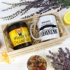 PREZENT DLA DZIADKA KOMPLET KUBEK MIÓD NATURALNY SKRZYNCE DZIADEK UPOMINEK