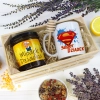 PREZENT DLA DZIADKA KOMPLET KUBEK MIÓD NATURALNY SKRZYNCE DZIADEK UPOMINEK