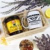 PREZENT DLA DZIADKA KOMPLET KUBEK MIÓD NATURALNY SKRZYNCE DZIADEK UPOMINEK