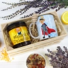 PREZENT DLA DZIADKA KOMPLET KUBEK MIÓD NATURALNY SKRZYNCE DZIADEK UPOMINEK