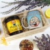 PREZENT DLA DZIADKA KOMPLET KUBEK MIÓD NATURALNY SKRZYNCE DZIADEK UPOMINEK