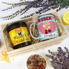 PREZENT DLA DZIADKA KOMPLET KUBEK MIÓD NATURALNY SKRZYNCE DZIADEK UPOMINEK
