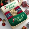 ZESTAW PREZENT ŚWIĄTECZNY KOMPLET KUBKI RĘCZNIKI W SKRZYNCE ŚWIĘTA MIKOŁAJ