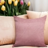 POSZEWKA DEKORACYJNA WELUROWA 40x40 WELUR VELVET NA PODUSZKĘ PUDROWY RÓŻ