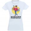 T-SHIRT KOSZULKA DAMSKA NADRUK MAMADŻER