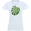 T-SHIRT KOSZULKA DAMSKA NADRUK MONSTERA LIŚCIE
