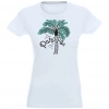 T-SHIRT KOSZULKA DAMSKA NADRUK PALMA PARADISE