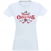 T-SHIRT KOSZULKA DAMSKA ŚWIĄTECZNA NADRUK -