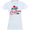 T-SHIRT KOSZULKA DAMSKA ŚWIĄTECZNA NADRUK -
