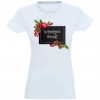 T-SHIRT KOSZULKA DAMSKA ŚWIĄTECZNA NADRUK -