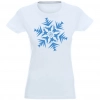 T-SHIRT KOSZULKA DAMSKA ŚWIĄTECZNA ŚNIEŻYNKA -