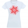 T-SHIRT KOSZULKA DAMSKA ŚWIĄTECZNA ŚNIEŻYNKA -
