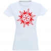 T-SHIRT KOSZULKA DAMSKA ŚWIĄTECZNA ŚNIEŻYNKA -